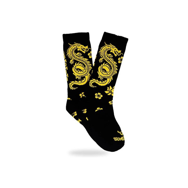 SUMOMIHI Dragon Sock Nere – Calze Tecniche con Drago Dorato.