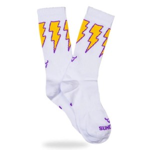 SUMOMIHI Lightning White Sock – Calza Tecnica Bianca per Performance Estreme.