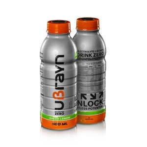 uBrayn Drink + BCAA Hydration Zero 500 ml – Energia e Idratazione Senza Zuccheri.