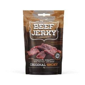 Beef Jerky Carne Secca di Manzo 30g – TN Food, Snack Proteico e Gustoso.