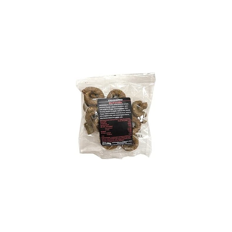 KETarallo CiokkoPro – Snack a basso contenuto di carboidrati, ricco di fibre e proteine KETarallo CiokkoPro – Snack a basso contenuto di carboidrati, ricco di fibre e proteine