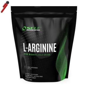 L-Arginine in polvere Self Omninutrition – Supporto naturale alla performance e al benessere.
