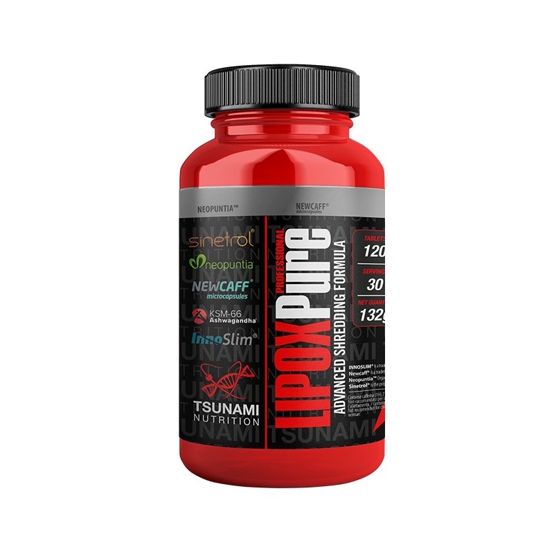 Lipo X Pure – 120 cps Termogenico Bruciagrassi | Tsunami Nutrition.