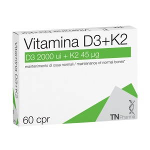Vitamina D3 + K2 – 60 Compresse per Ossa e Sistema Immunitario