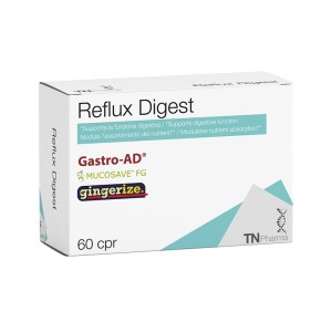 Reflux Digest TN Pharma – 60 Compresse per Digestione e Reflusso