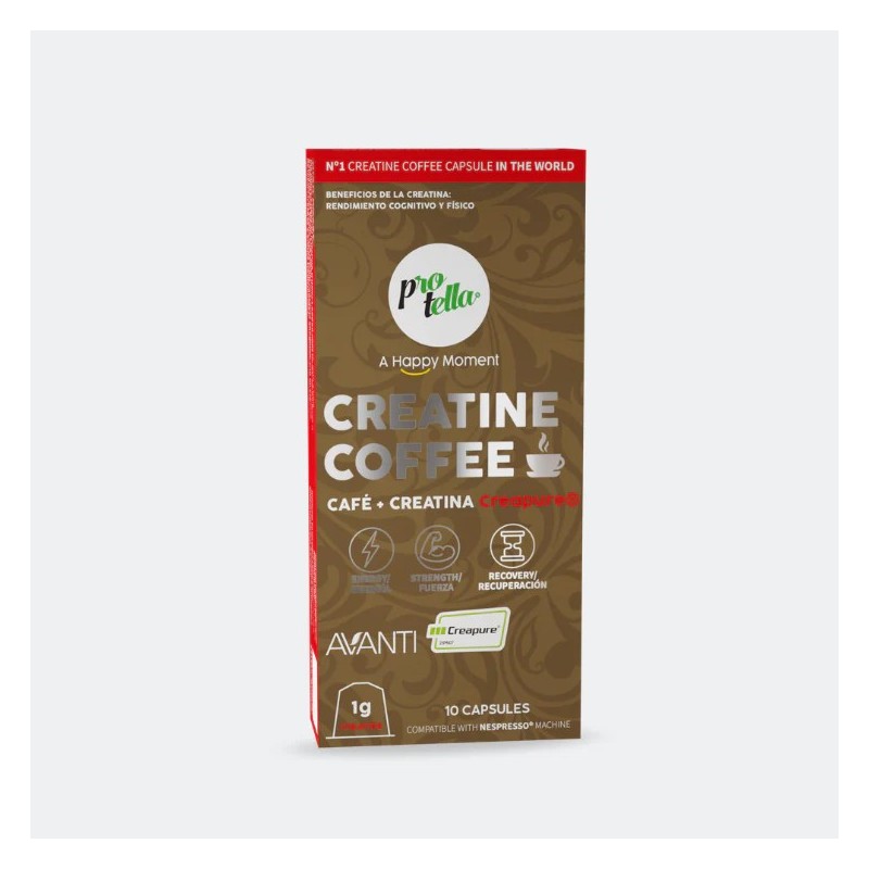 Creatine Coffee x10 Capsule – Caffè con Creatina Protella