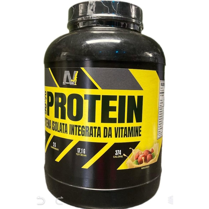 Nutricomm 90% Proteine Isolate dal Latte - Gusto Cioccolato con Profilo Vitaminico