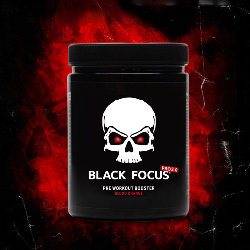 Black Focus Pro 3.0 Extreme Pre-Workout 400g | Energia e Focus Estremo per l’Allenamento.