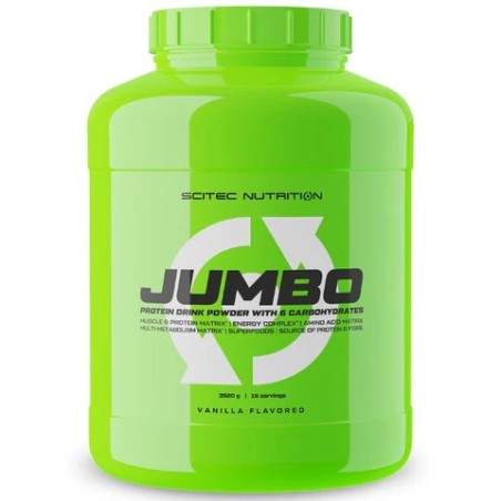 Jumbo Scitec Nutrition 3,52kg – Gainer Potente per Aumento Massa e Recupero Muscolare.