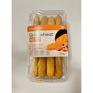 Grisswheat alla Curcuma e Sesamo – Snack salutare e croccante Bewheat.