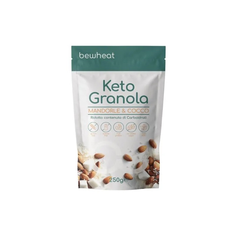 Granola Keto Bewheat – Nocciola & Cacao, Mandorla & Cocco | Energia e Gusto Low Carb. Granola Keto Bewheat – Nocciola & Cacao, Mandorla & Cocco | Energia e Gusto Low Carb.