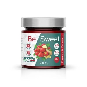 BeSweet Marmellata Fragola e Zenzero Bewheat – Gusto intenso e naturale senza zuccheri aggiunti.