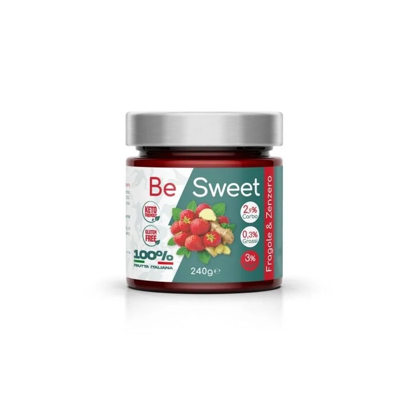 BeSweet Marmellata Fragola e Zenzero Bewheat – Gusto intenso e naturale senza zuccheri aggiunti. BeSweet Marmellata Fragola e Zenzero Bewheat – Gusto intenso e naturale senza zuccheri aggiunti.