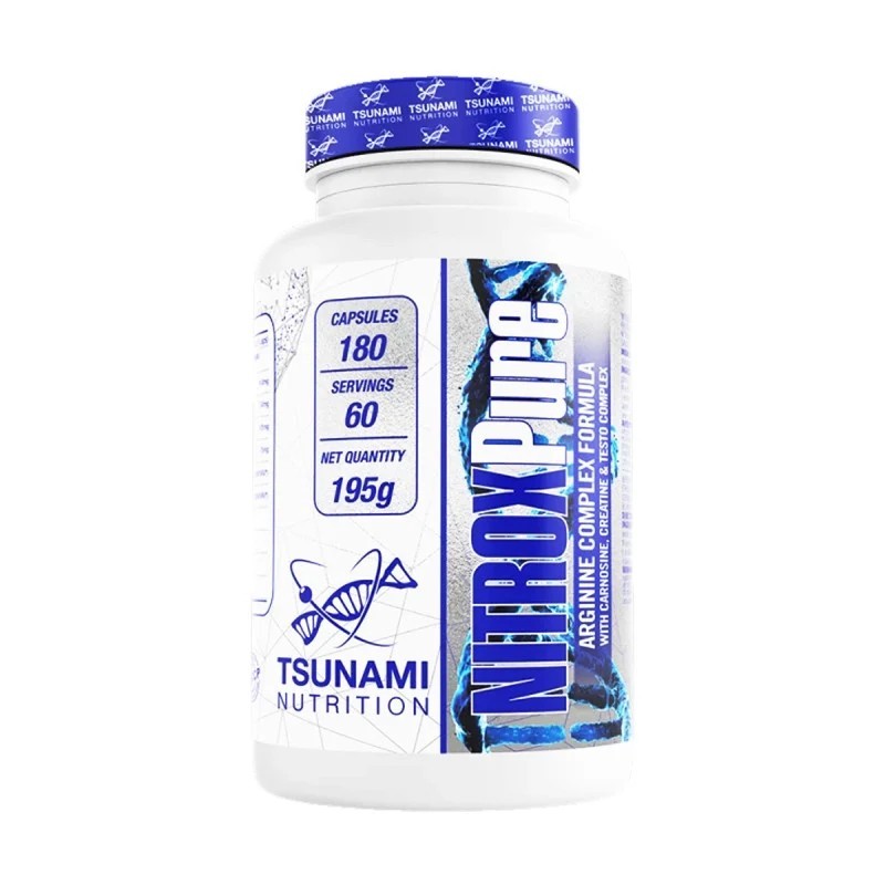 Nitrox Pure 180cps Tsunami Nutrition | Pompa e Forza Estreme.