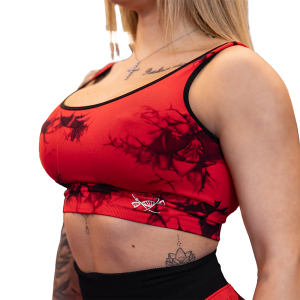 Top Donna Tie Dye Rosso – TN Clothing Seamless.