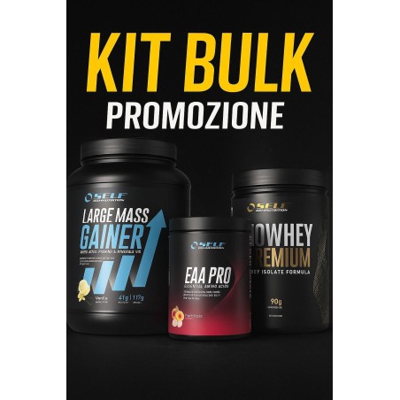 Kit Bulk Self Omninutrition – Gainer, EAA e Whey Isolate