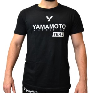 T-Shirt Yamamoto Nutrition Team Nera - Abbigliamento Ufficiale Fitness