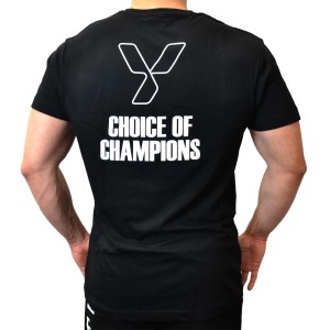 T-Shirt Yamamoto Nutrition Team Nera - Abbigliamento Ufficiale Fitness