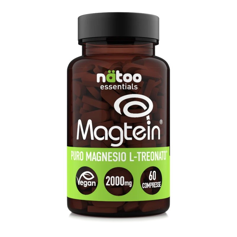 Magtein Puro Magnesio L-Treonato nātoo Essentials | Integratore per Memoria, Concentrazione e Sonno