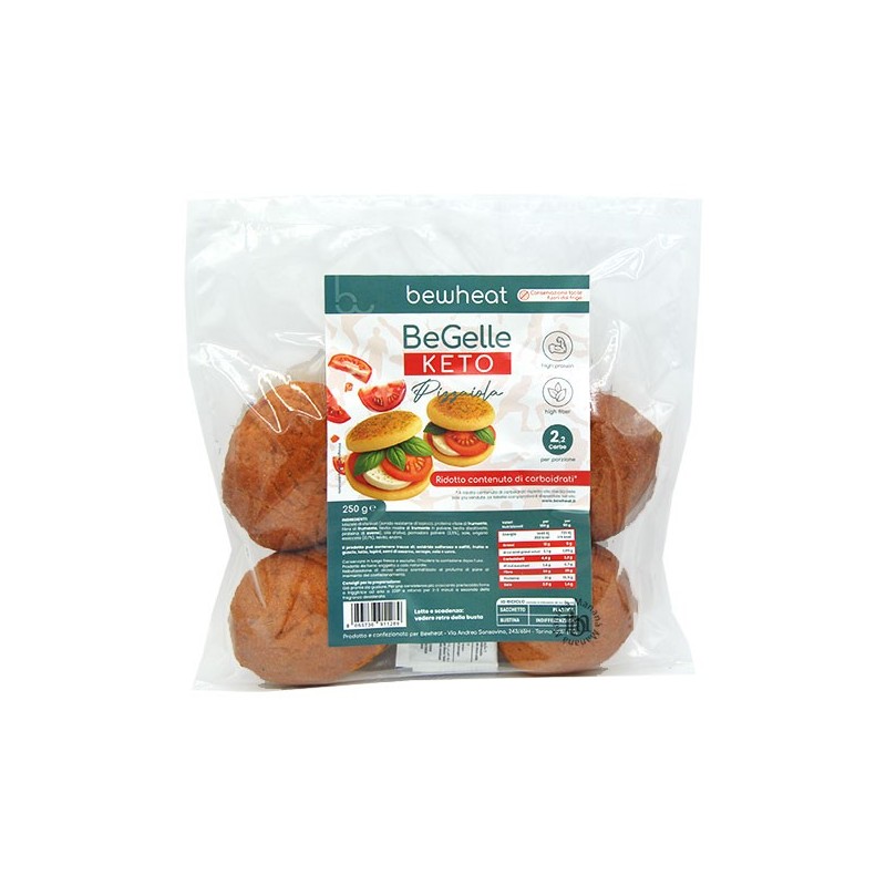BeGelle Keto BeWheat 250g - Basi Low Carb Alte in Proteine e Fibre