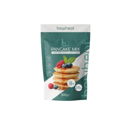 Pancake Mix Low Carb BeWheat 300g - Preparato Alto Proteine Basso Carboidrati Keto Friendly