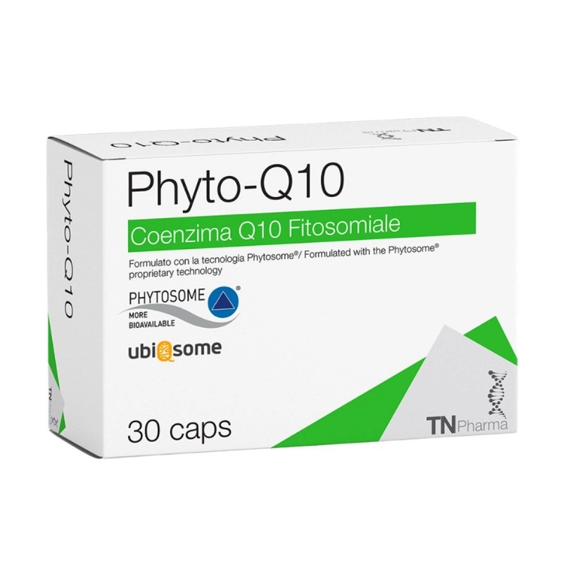 Phyto-Q10 Coenzima Q10 Fitosomiale - Integratore TN Pharma con Tecnologia Phytosome® per Massima Biodisponibilità