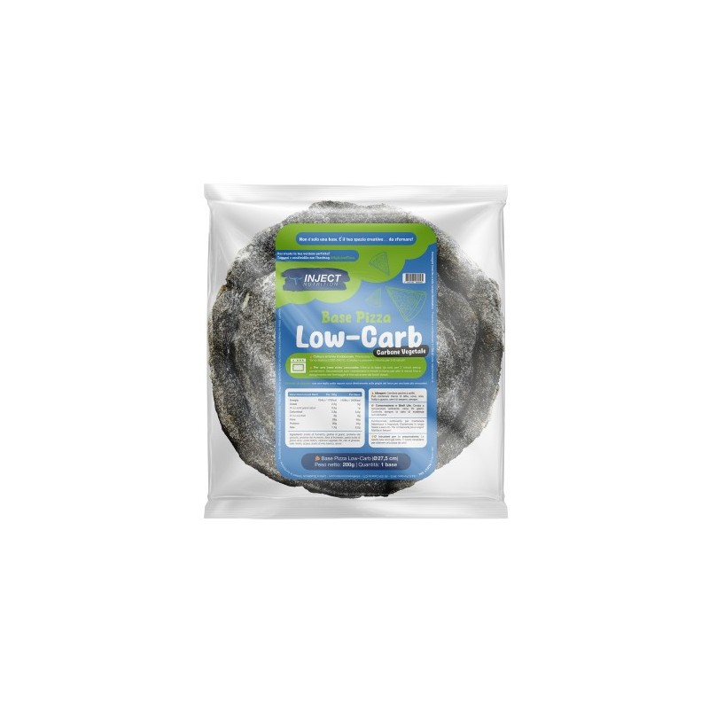 Base Pizza Low Carb INJECT Vegetale 37cm – Alto Proteico Low Carb Keto)