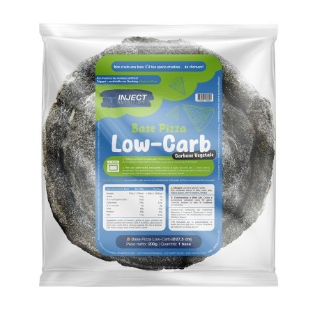 Base Pizza Low Carb INJECT Vegetale 37cm – Alto Proteico Low Carb Keto)