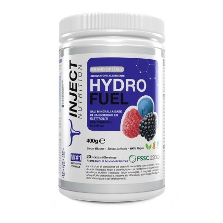 Hydro Fuel INJECT 400g – Elettroliti + Carboidrati Sport