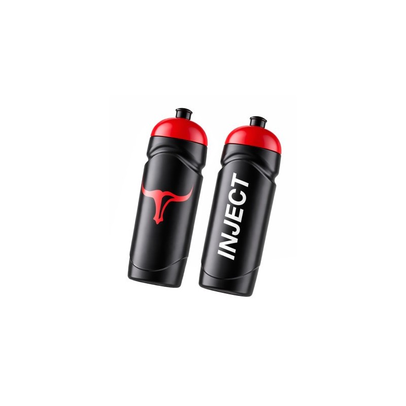 Borraccia INJECT Nutrition 750ml Nero/Rosso Logo Toro Sport