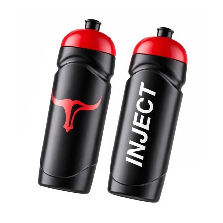 Borraccia INJECT Nutrition 750ml Nero/Rosso Logo Toro Sport