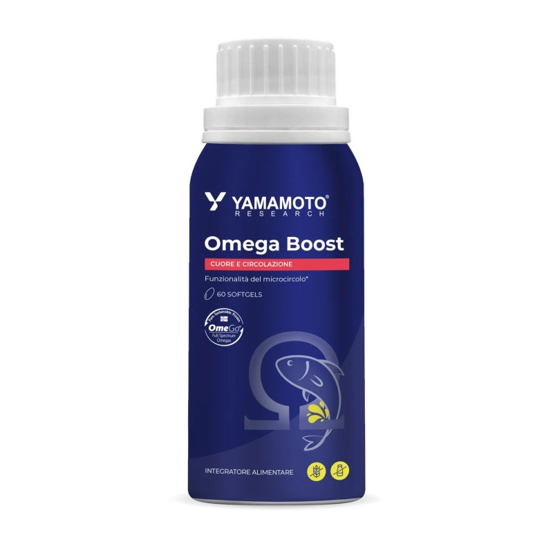Yamamoto Research Omega Boost | Omega 3 Salmone Norvegese 60 Softgel