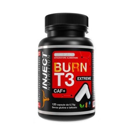 Burn T3 Extreme 120 cps | Inject Nutrition Termogenico