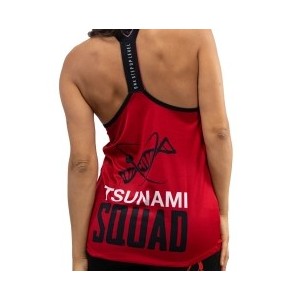 Tank Top Don't Look Back Donna Tsunami Nutrition Rosso Fit