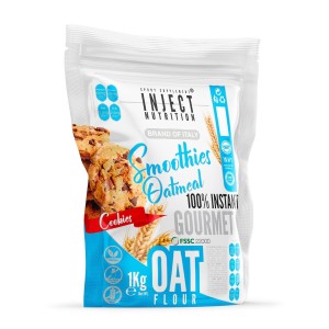 Farina d'Avena Oat Zero 1kg Inject - 12% Proteine Zero Zuccheri