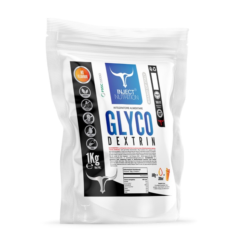 Glyco Dextrin Cluster Dextrin 1kg Inject - Energia Intra Workout