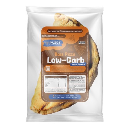 Pizza Sorriso Low-Carb Inject Nutrition | Morbida 5,6g Carbs 230gr.