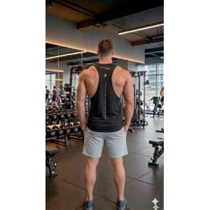 Canotta Stronger Every Day Nera | Tank Top Busto Bodybuilder