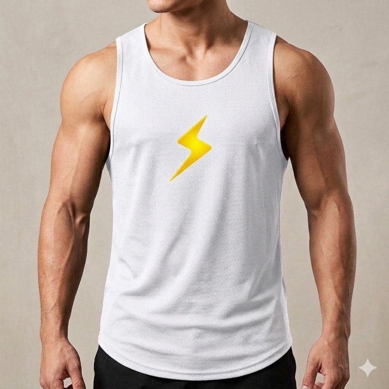 Canotta Bianca a Spalla Larga | Comfort e Stile Versatile