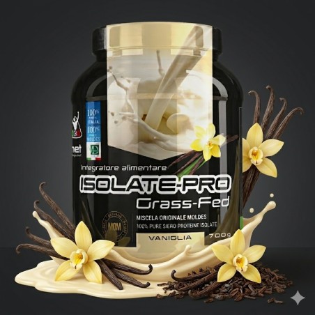 Isolate-Pro Grass-Fed NET Integratori | Proteina Isolata da Fonte Grass-Fed.