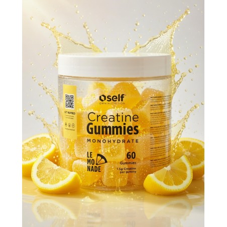 Creatine Gummies Lemonade 1.5g | Self Omninitrition - 60 pz