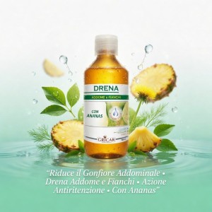 Addome e Fianchi Snelli con Ananas – Gricar Drena 500ml