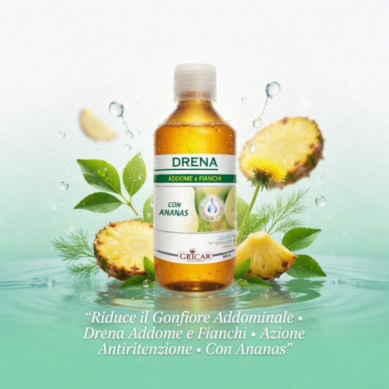 Addome e Fianchi Snelli con Ananas – Gricar Drena 500ml