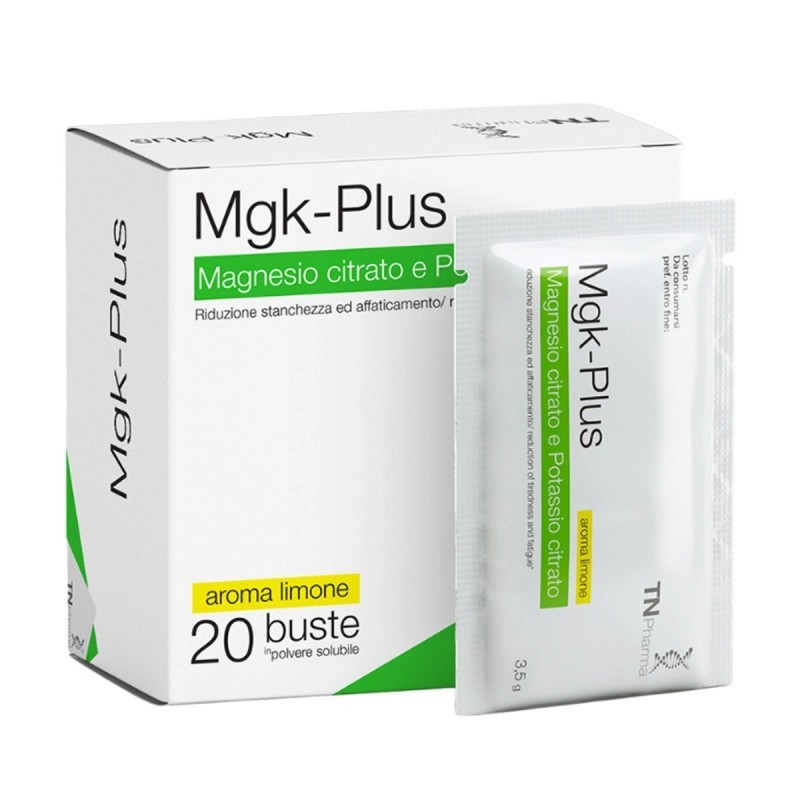 MgK Plus Citrato Limone 20 bustine – Magnesio e Potassio per Stanchezza e Idratazione MgK Plus Citrato Limone 20 bustine – Magnesio e Potassio per Stanchezza e Idratazione