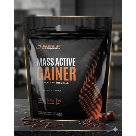 "Mass Active Gainer – Aumento di Massa, Energia e Recupero Muscolare"