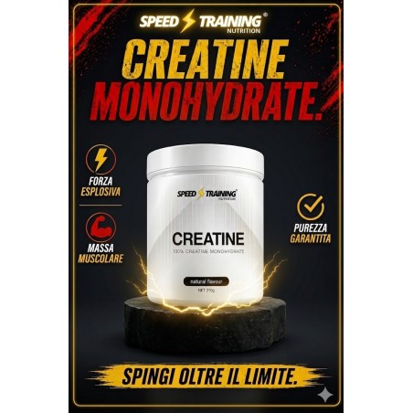 Creatine Monohydrate 210g | Creatina Pura in Polvere - Speed Training Nutrition