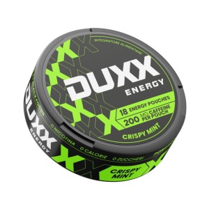 DUXX Energy | Il Primo Energy Pouch in Italia | 200mg Caffeina