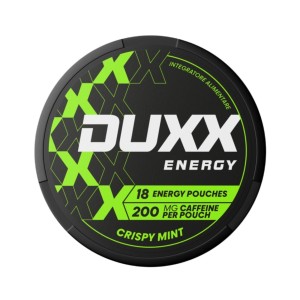 DUXX Energy | Il Primo Energy Pouch in Italia | 200mg Caffeina