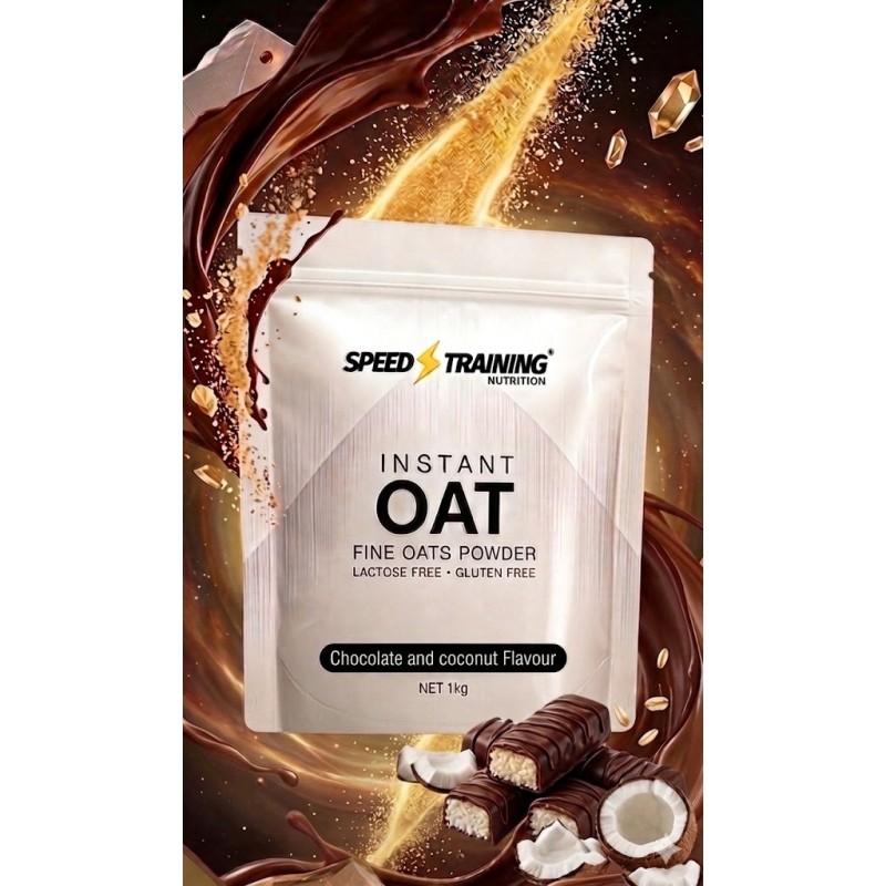 Avena Istantanea 1kg | Farina di Avena Fine - Carboidrati Lento Rilascio | Speed Training Nutrition