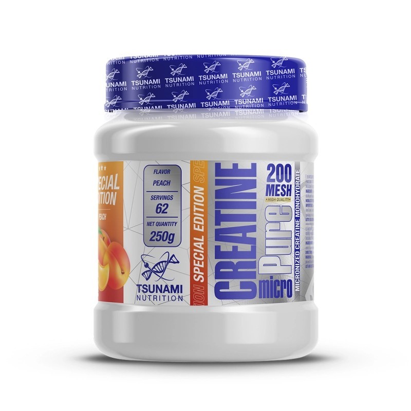 Creatina Monoidrato Micronizzata 200 Mesh | Tsunami Nutrition 250g